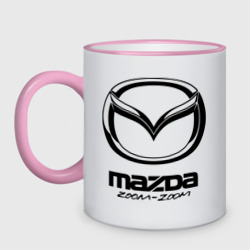 Кружка двухцветная Mazda Zoom-Zoom