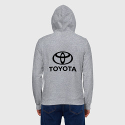 Мужская толстовка на молнии хлопок Toyota Logo - фото 2