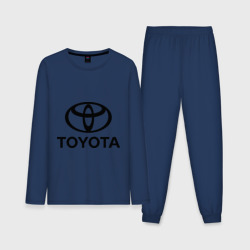 Мужская пижама с лонгсливом хлопок Toyota Logo