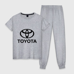 Женская пижама хлопок Toyota Logo
