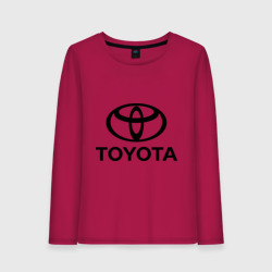 Женский лонгслив хлопок Toyota Logo