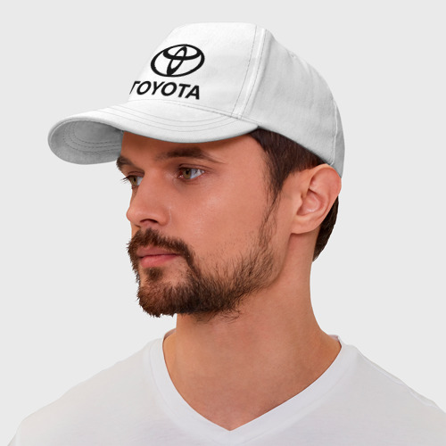 Бейсболка Toyota Logo, цвет белый - фото 3