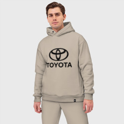 Мужской костюм oversize хлопок Toyota Logo - фото 2
