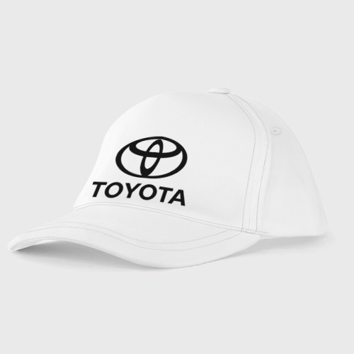 Детская бейсболка с принтом Toyota Logo, вид спереди №1