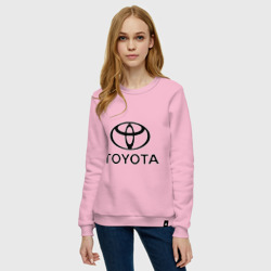 Женский свитшот хлопок Toyota Logo - фото 2