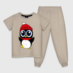 Детская пижама хлопок Пингвин