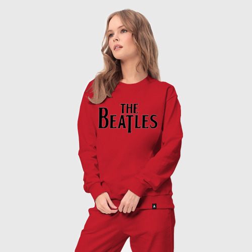 Женский костюм хлопок The Beatles, цвет красный - фото 5