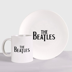 Набор: тарелка + кружка The Beatles