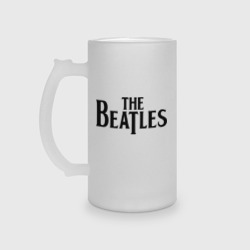 Кружка пивная матовое стекло The Beatles