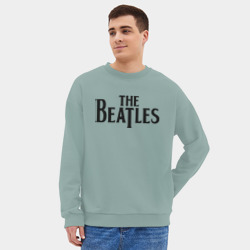 Мужской свитшот oversize без начеса хлопок The Beatles - фото 2