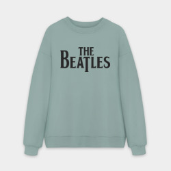 Мужской свитшот oversize без начеса хлопок The Beatles