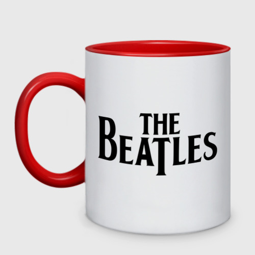 Кружка двухцветная The Beatles