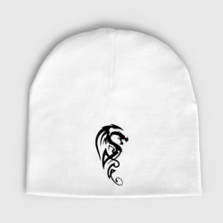 Детская шапка демисезонная Дракон стильный трайбл