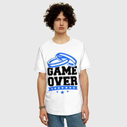 Мужская футболка хлопок Oversize Game over Свадьба - фото 2