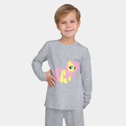 Детская пижама с лонгсливом хлопок Пони пегас Флаттершай - фото 2