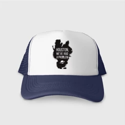 Кепка тракер с сеткой Хьюстон, у нас проблемы