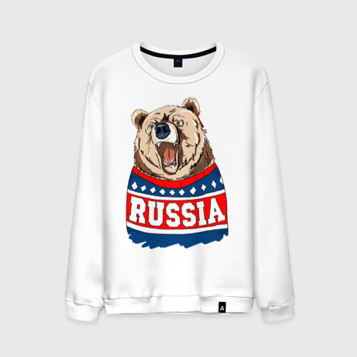 Мужской свитшот хлопок Медведь made in Russia Фото 01 Мужской свитшот хлопок Медведь made in Russia Фото 01