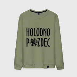 Мужской свитшот хлопок Holodno pzdc