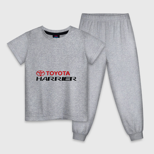 Детская пижама хлопок Toyota Harrier, цвет меланж