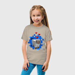 Детская футболка хлопок Minecraft sheep - фото 2
