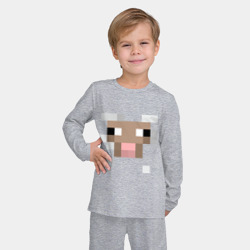 Детская пижама с лонгсливом хлопок Майнкрафт - фото 2