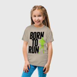 Детская футболка хлопок Рожден для бега - фото 2