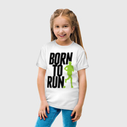 Детская футболка хлопок Рожден для бега - фото 2