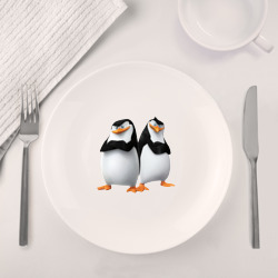 Набор: тарелка + кружка Пингвины Мадагаскара - фото 2
