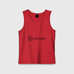 Детская майка хлопок Mercedes Logo