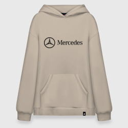 Худи SuperOversize хлопок Mercedes Logo