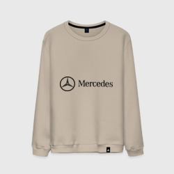 Мужской свитшот хлопок Mercedes Logo