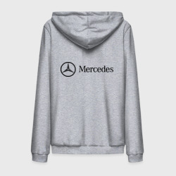 Мужская толстовка на молнии хлопок Mercedes Logo