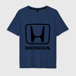 Мужская футболка хлопок Oversize Honda logo