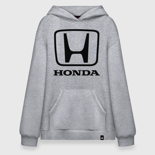 Худи SuperOversize хлопок Honda logo, цвет меланж