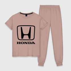 Женская пижама хлопок Honda logo