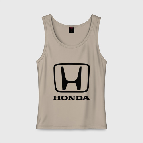 Женская майка хлопок Honda logo