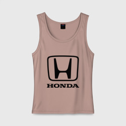 Женская майка хлопок Honda logo