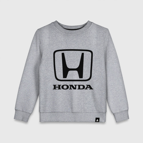 Детский свитшот хлопок Honda logo, цвет меланж