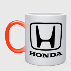 Кружка хамелеон Honda logo