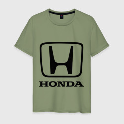 Мужская футболка хлопок Honda logo