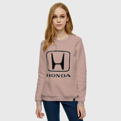 Женский свитшот хлопок Honda logo - фото 2