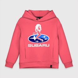 Детское худи Oversize хлопок Subaru