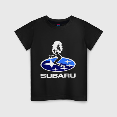 Детская футболка хлопок Subaru