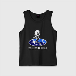 Детская майка хлопок Subaru