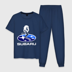 Мужская пижама хлопок Subaru