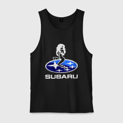 Мужская майка хлопок Subaru