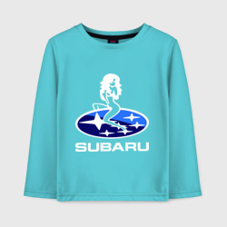 Детский лонгслив хлопок Subaru