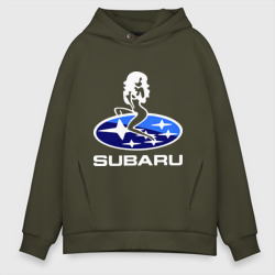 Мужское худи Oversize хлопок Subaru