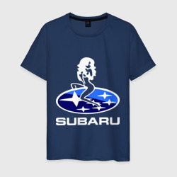 Мужская футболка хлопок Subaru