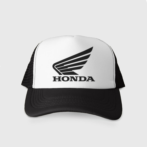 Кепка тракер с сеткой Honda Motor, цвет черный